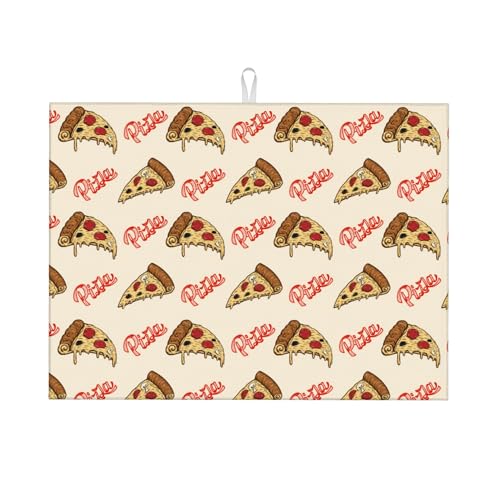 Cute Dish Drying Mat for Kitchen Counter Washable Absorbent Drying Pad Mat Kitchen Decor