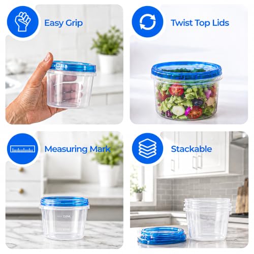 Freezer Storage Containers with Lids