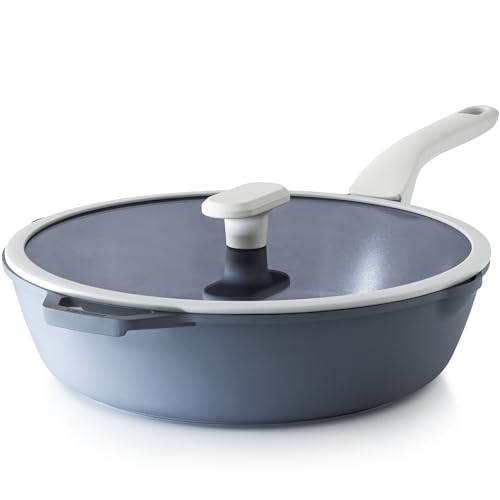 Nonstick Ceramic Sauté Pan with Lid