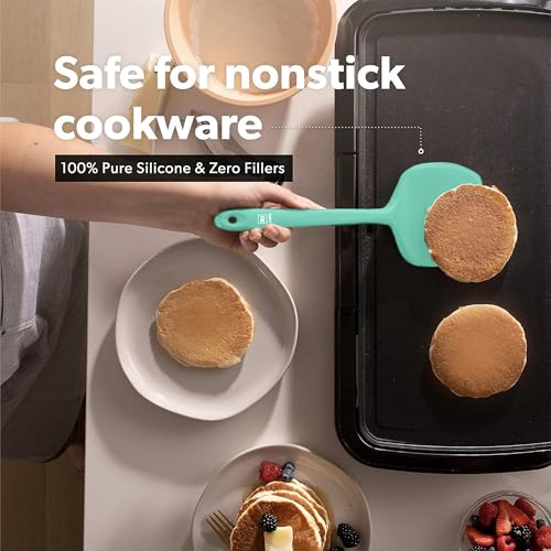 DI ORO Silicone Turner Spatula Set (Mint)