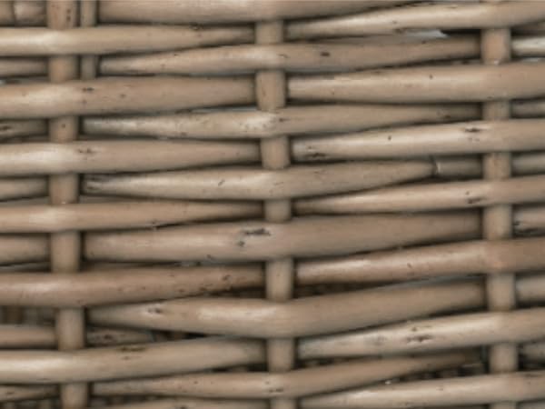 Wicker Basket with Built