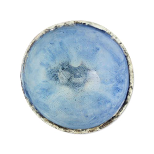 Hand Molded Stoneware Ceramic Conical Shallow Bowl