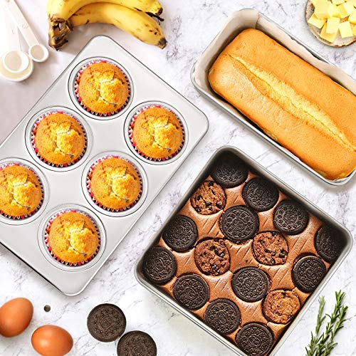 6/9/12 Pieces Bakeware Sets