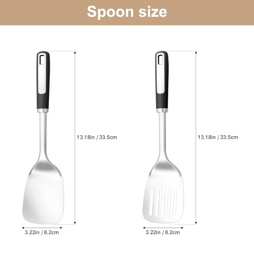Stainless Steel Spatula Set 2 Pack