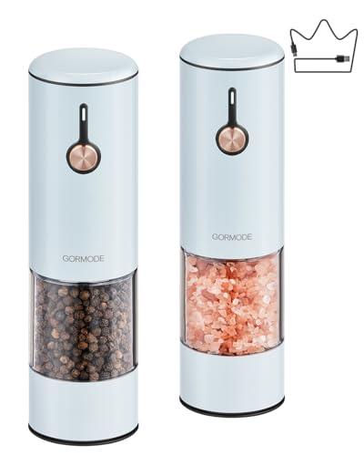 Electric Pepper Grinder and Salt Mill Set