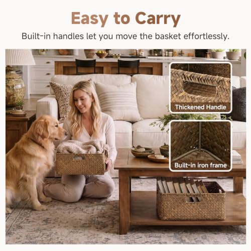 Wicker Basket with Built