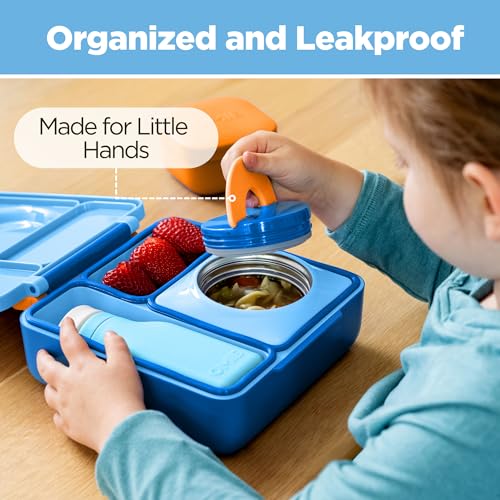 Insulated Bento Lunch Box with Leak Proof Thermos Food Jar