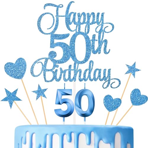 50th Birthday Cake Decorations