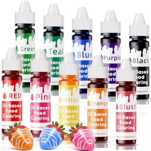 Oil Based Food Coloring Set
