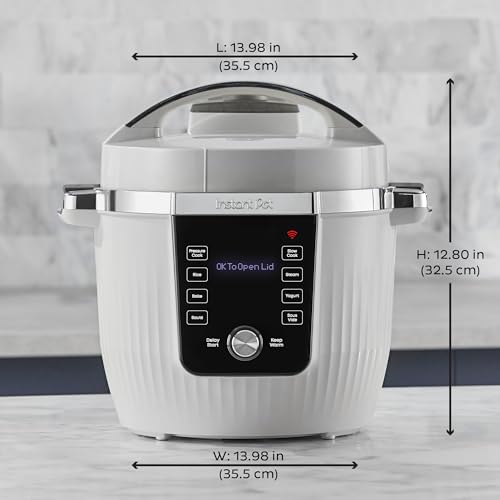 Pro Max WiFi Smart 6 Qt 10‑in‑1Pressure Cooker (White)
