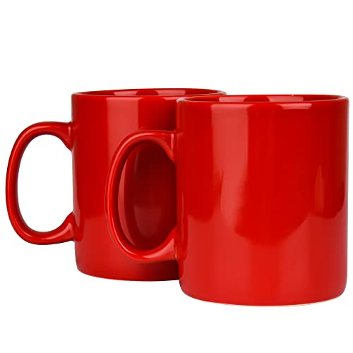 30oz Super Large Ceramic Coffee Mugs Large Handles Set of 2