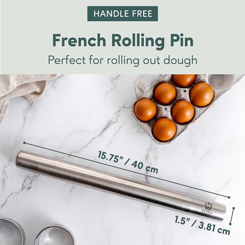 Tapered French Rolling Pin for Baking