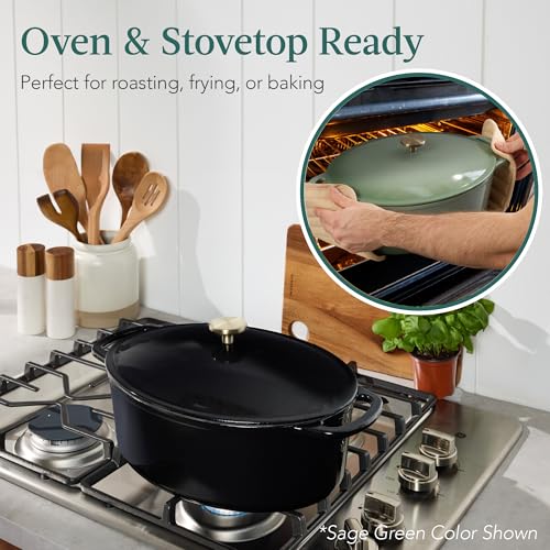 Enamel Cast Iron Round Dutch Oven