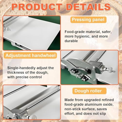 Professional electric dough roller