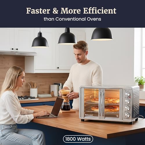 Double French Door Countertop Toaster Oven