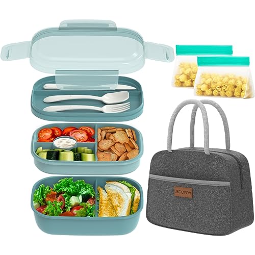 1900ml Bento Box and Lunch Bag Set