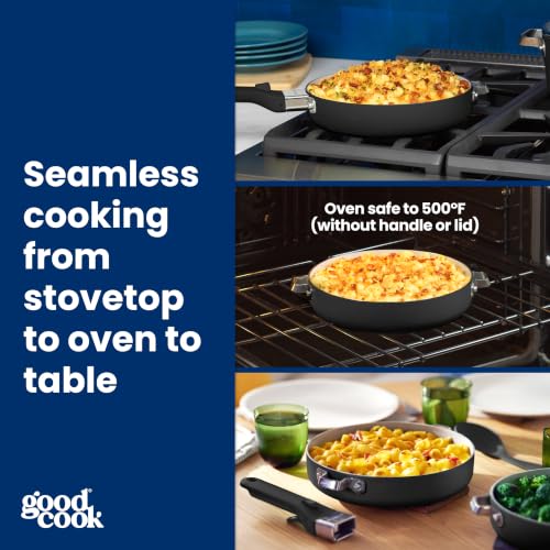 Ceramic Cookware Set with Removable Handles