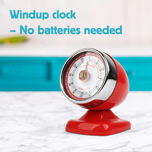 Vintage Streamline Timer (Red)