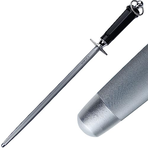 Sharpening Steel Knife Sharpener Rod Dark