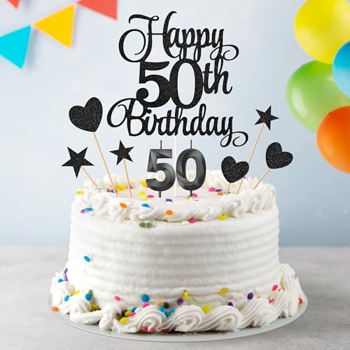 50th Birthday Cake Decorations