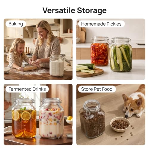 Glass Stoage Jars