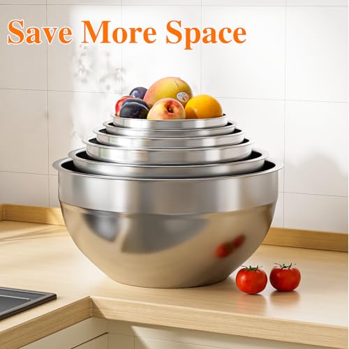 Mixing Bowls with Lids Set (Khaki)
