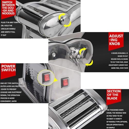 Electric Pasta Maker Machine (2-Knives)
