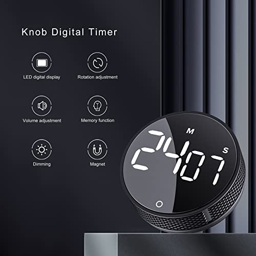 Digital Kitchen Timers (Black)