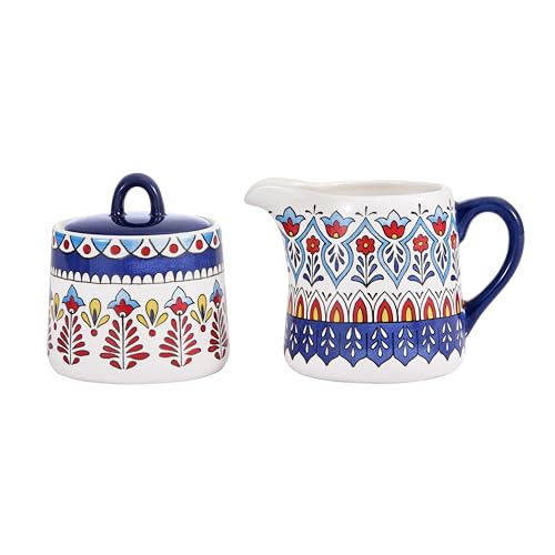 Ceramic Sugar and Creamer Set