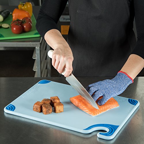 Saf-T-Grip Plastic Cutting Board with Safety Hook