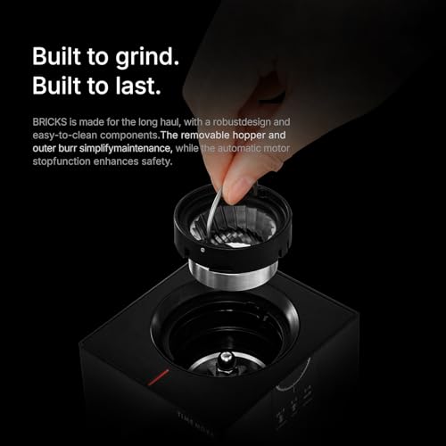 Bricks 01S Electric Coffee Grinder (Black)