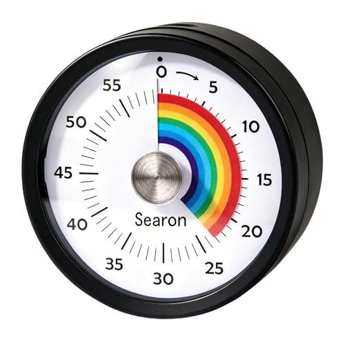 Magnetic Visual Classroom Timer (Black)