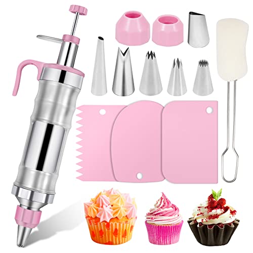 Icing Decoration Gun Set Dessert Decorating Decorator Syringe Cake Decorating Tool