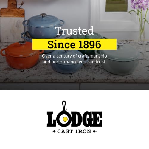 Essential Enamel Cast Iron Dutch Oven (Poppy)