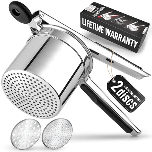 Potato Ricer Heavy Duty Stainless Steel Potato Masher