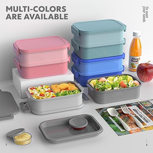 Bento Box Adult Lunch Box 3 Leak