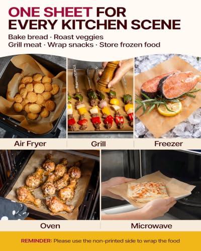 12x16 Inch Parchment Paper Sheets Printed