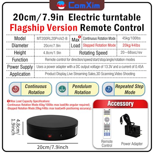 Motorized Rotating Display Stand Rotating Platform Electric Turntable for Display