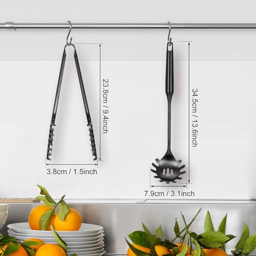 Stainless Steel Spaghetti Spoon and Pasta Tongs Set