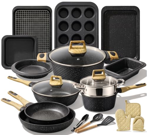 Piece Professional Grade Complete Home Kitchen Cookware Set