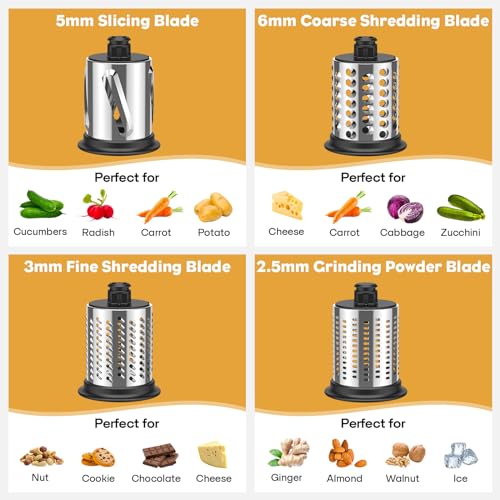 Meat Grinder & Stainless Steel Cheese Grater Attachment