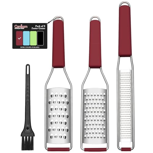 Cheese Grater Citrus Zester Lemon Zester Pack of 3