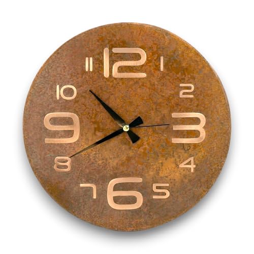 Handmade Pure Copper Wall Clock for Home Decoration