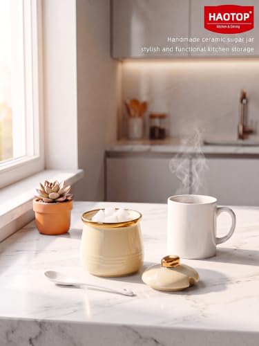 12oz Sugar Bowl with Lid and Spoon