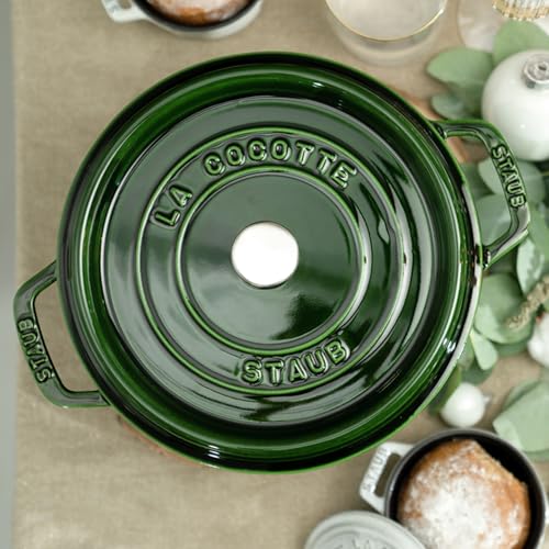 Cast Iron 4 qt Round Dutch Oven (4-qt Round / Basil)