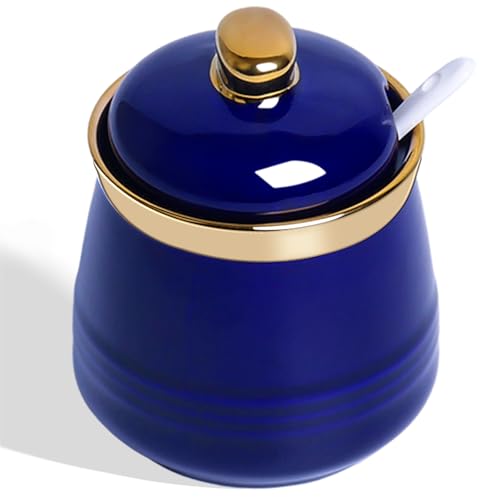 12oz Sugar Bowl with Lid and Spoon