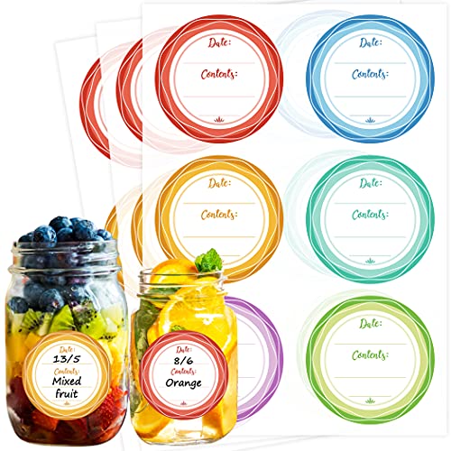 Mason Jar Lid Labels