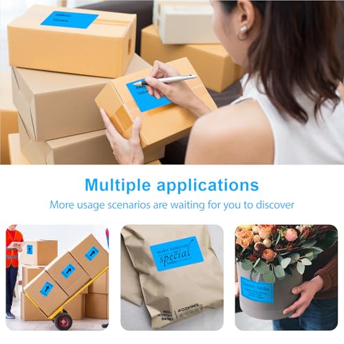 3 X 5 Inch Printable Waterproof Rectangle Color Coding Labels