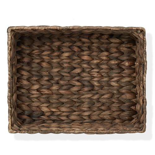 Water Hyacinth Pantry Baskets with Chalkboard Labels and Chalk Marker