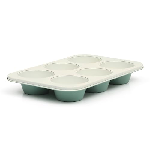 Gallen 6 Cup Nonstick Carbon Steel Muffin and Cupcake Pan